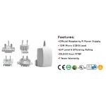 Official Power Supply (5.1V, 2.5A) for Raspberry Pi (สีขาว มีโลโก้ Pi สลักบนหัวปลั๊ก) + 4 Multi-national Heads