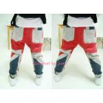 กางเกงเด็กชายสไตล์เกาหลี พิมพ์ลายธงชาติอังกฤษ เนื้อผ้าคอตตอลเกล็ดปลา