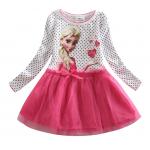 เดรส Frozen Elsa2 | ชมพู