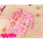 เสื้อกันกนาวคอระบายปักดอกไม้