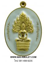 ..โค้ด ๔๖๓...เหรียญนาคปรก หลวงพ่อสิน วัดละหารใหญ่ ระยอง รุ่น มงคลเศรษฐี เนื้อทองระฆังลงยา สีขาว ปี 2559 พร้อมกล่องครับ