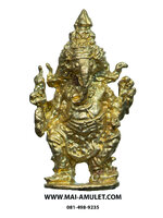 พระพิฆเณศวร เสาร์ 5 ทองเหลือง สูง 2.5 ซม. วัดสุทัศน์ ปี 2539 ครับ (253)