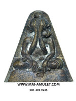 พระปิดตา มหาอุตม์ พระหล่อ รุ่น ชนะคน เนื้อโลหะ ทำพิธีวัดบึงทองหลางและวัดสุทัศน์ ปี 2538 พร้อมกล่องครับ