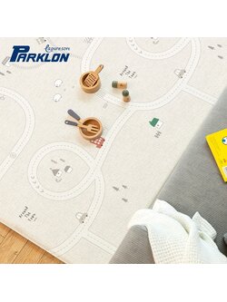แผ่นรองคลาน PARKLON LaPure Soft Mat ลาย Around The Town มีลายทั้ง 2 ด้าน ขนาด 140x235x1.5cm