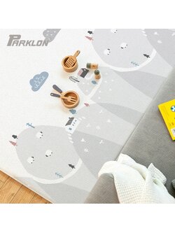 แผ่นรองคลาน PARKLON LaPure Soft Mat ลาย Happy Way มีลายทั้ง 2 ด้าน ขนาด 140x235x1.5cm