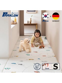 New! แผ่นรองคลาน PARKLON รุ่น La Pure Soft Mat ขนาด 100x140x1.2cm ลาย On The Road