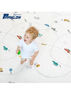แผ่นรองคลาน PARKLON LaPure Soft Mat ลาย On The Road มีลายทั้ง 2 ด้าน ขนาด 140x235x1.5cm