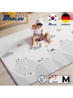 New! แผ่นรองคลาน PARKLON รุ่น La Pure Soft Mat ขนาด 130x190x1.2cm ลาย Happy Way