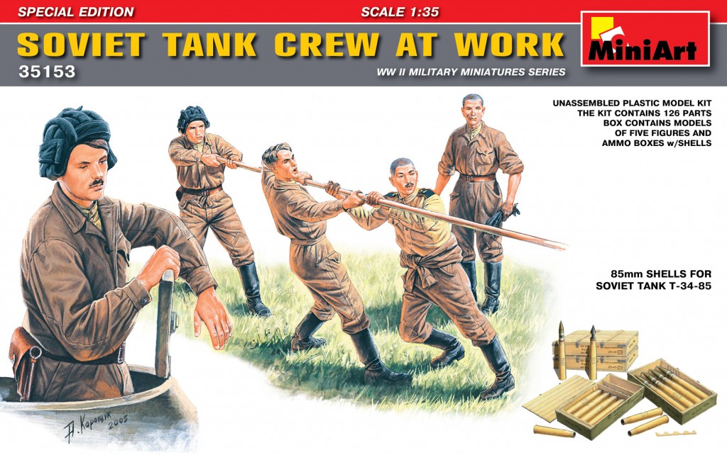 MI35153 SOVIET TANK CREW AT WORK