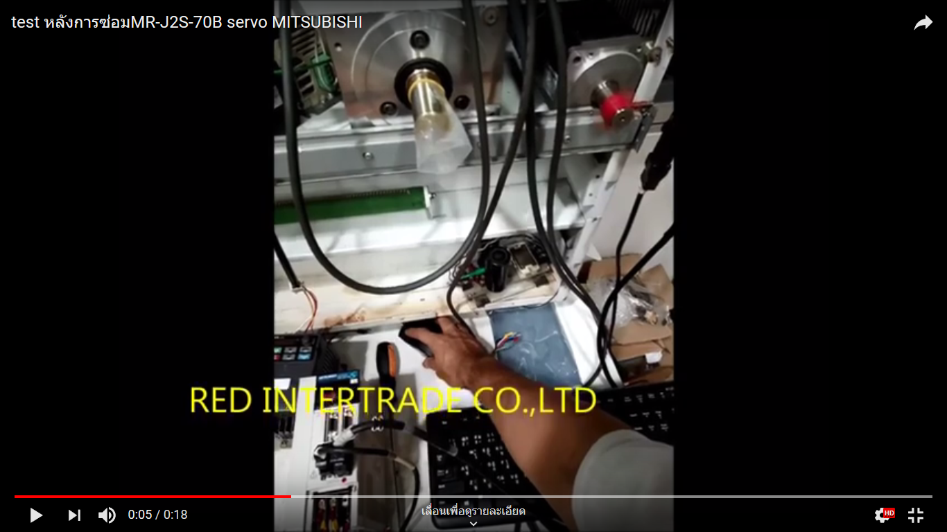 test หลังการซ่อม MR-J2S-70B