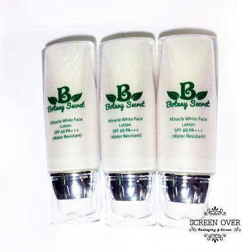 สกรีนหลอด สกรีนหลอดโฟม 1 สี