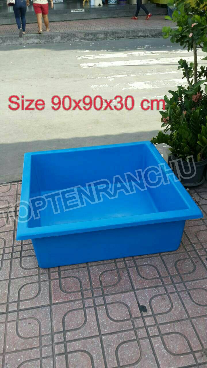 อ่างไฟเบอร์ขนาด 90 x 90 x 30 cm