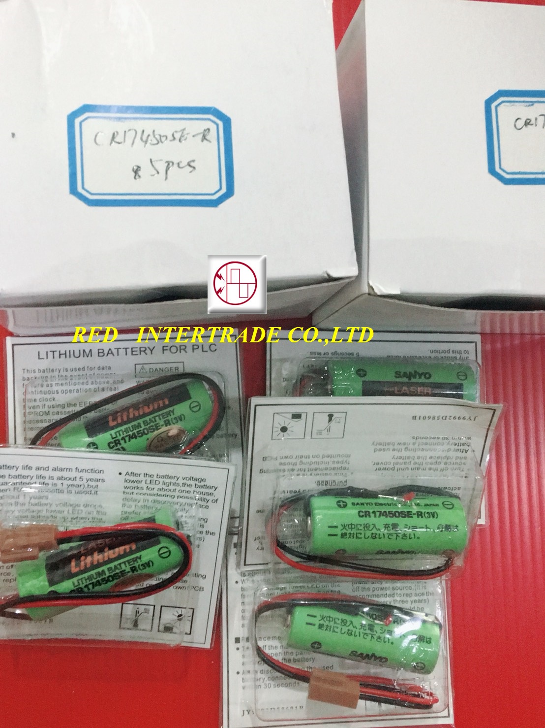 ขายBATTERY PLC CR17450SE-R (3V) SANYO LASER