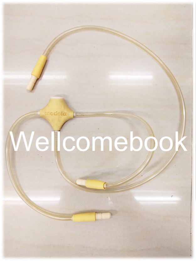 อะไหล่แท้เครื่องปั้มนม Medela รุ่น freestyle "สายยางเครื่องปั้มนม" 1 ชุด (สินค้ามือสอง)