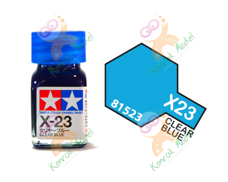 Enamel X23 Clear Blue 10ml