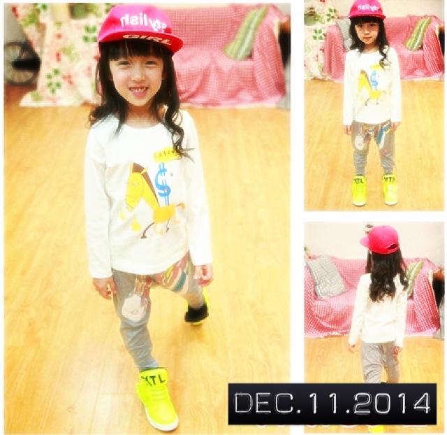 กางเกงฮาเร็มเด็กชายพิมพ์ลายม้าลาย เนื้อผ้าคอตตอลเกล็ดปลา