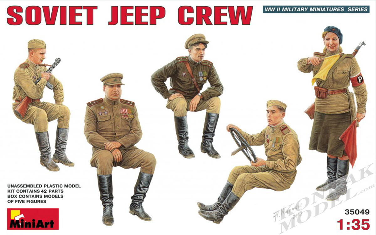 MI35049 SOVIET JEEP CREW 1/35