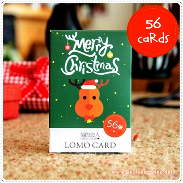 Christmas Lomo Card 1set 56 ใบ