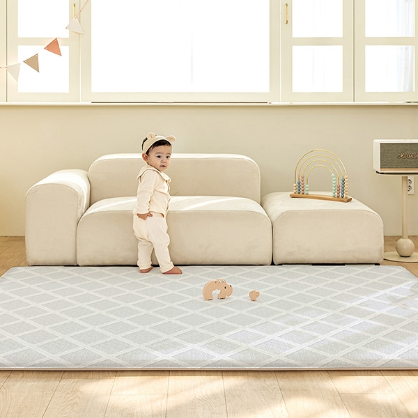 แผ่นรองคลาน PARKLON Air Bubble Mat ขนาด 150x230 หนา 4.0 cm ลาย Bebe Block