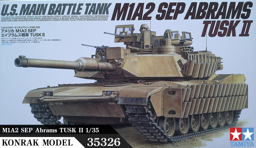 TA35326 M1A2 SEP Abrams TUSK II 1/35