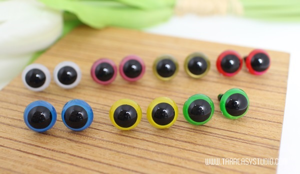 ลูกตาคริสตัล ขนาด 12 mm มี 7 Color