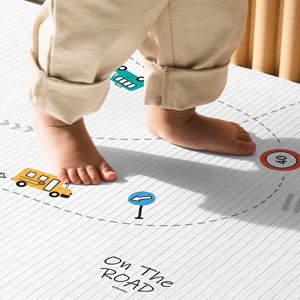 แผ่นรองคลาน PARKLON LaPure Soft Mat ลาย On The Road มีลายทั้ง 2 ด้าน ขนาด 140x235x1.5cm