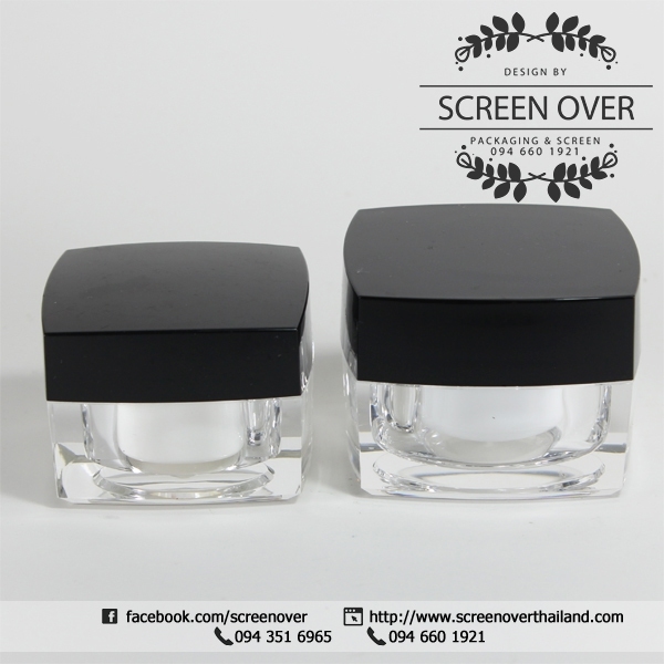 กระปุกอะคริลิค / กระปุกครีม / ตลับครีม / ACRYLIC JAR