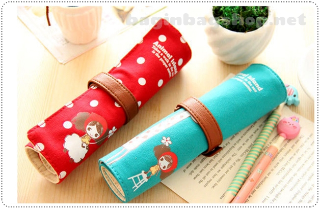 Animal Roll Up Pencil Cases