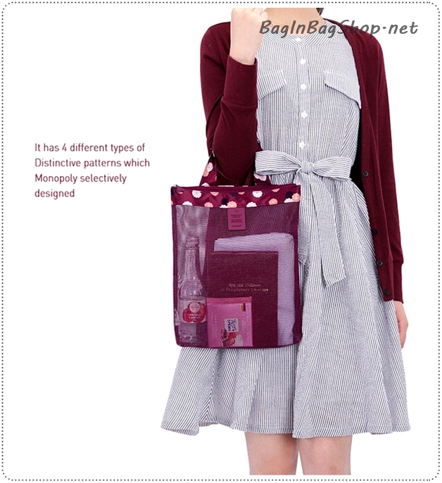 Coating Mesh Handy Pouch