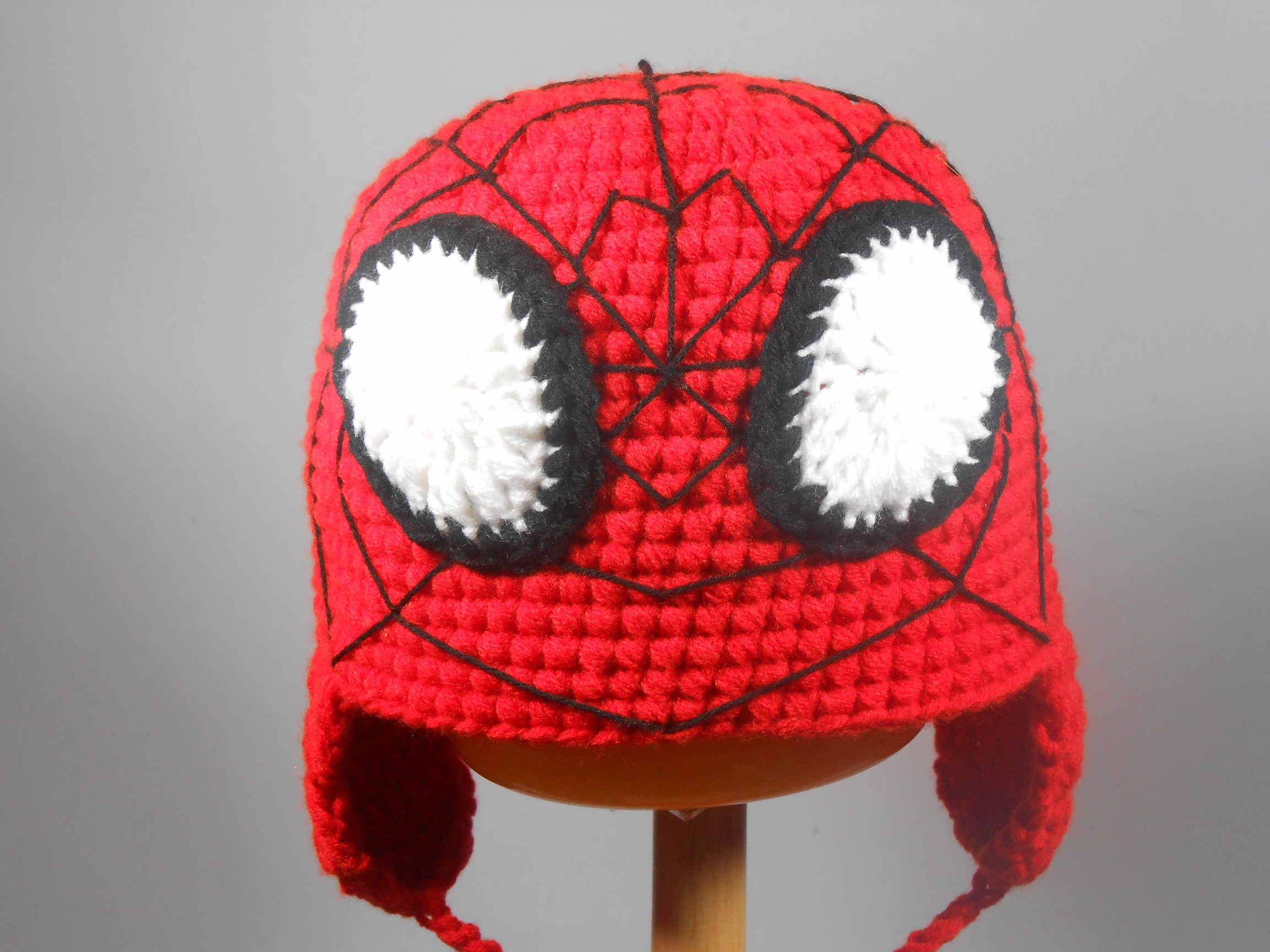 หมวก spiderman สีแดง