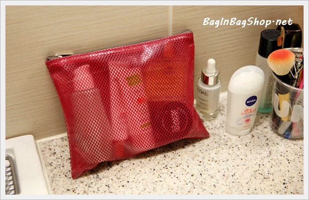Coated Mesh Pouch - Slim Medium