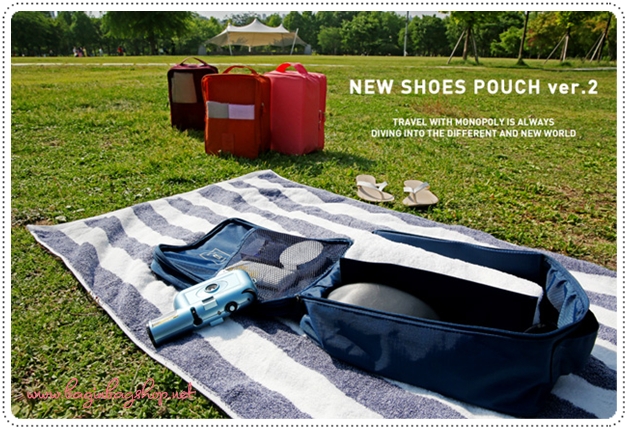 Mesh Pocket Shoe Pouch กระเป๋าใส่รองเท้า พกพา