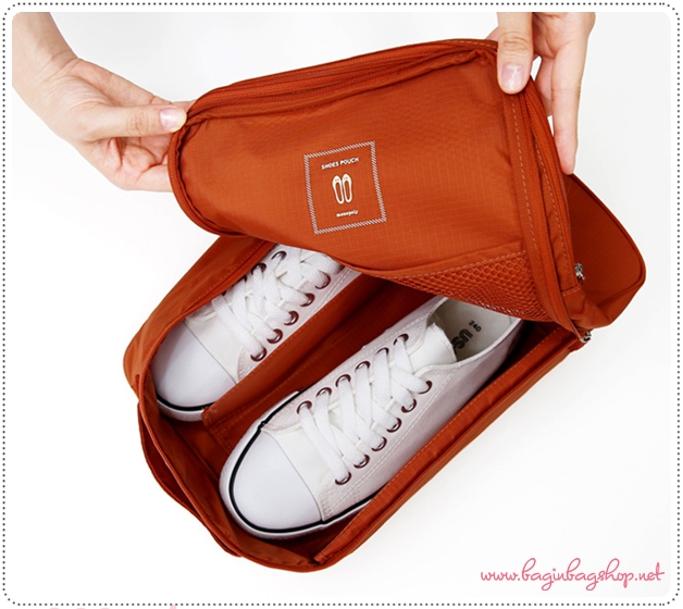 Mesh Pocket Shoe Pouch กระเป๋าใส่รองเท้า พกพา