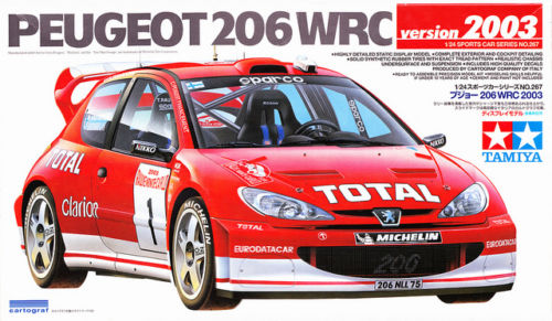 TA24267 Peugeot 206 WRC 1/24
