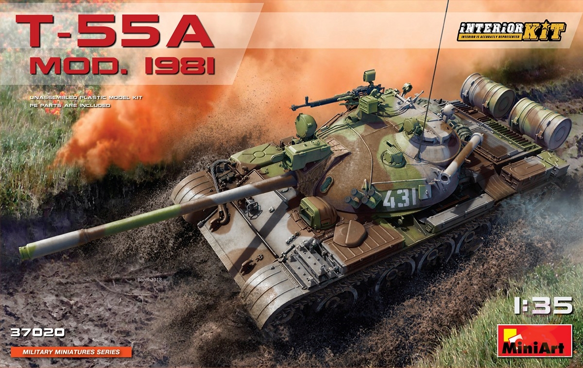 MI37020 T-55A MOD.1981 INTERIOR KIT 1/35