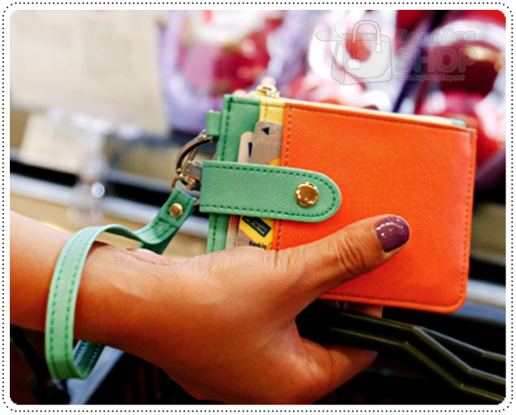 Coin & Card Wallet สำหรับใส่เหรียญ,บัตร และ กุญแจ
