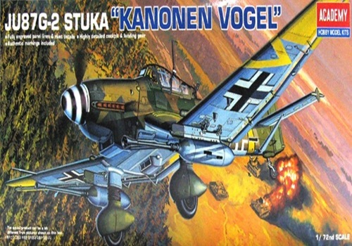 AC12404 JU 87G-2 stuka kanonen 1/72