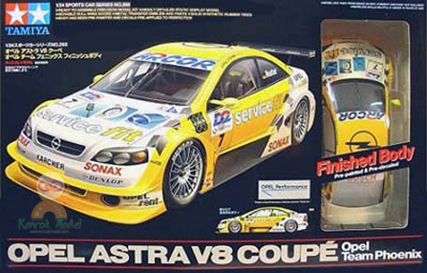 TA24265 1/24 Team Phoenix Opel Astra V8 C Team Phoenix Finished Body