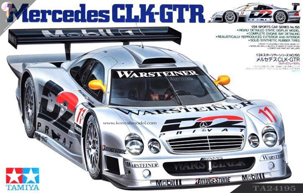 TA24195 Mercedes CLK-GTR 1/24