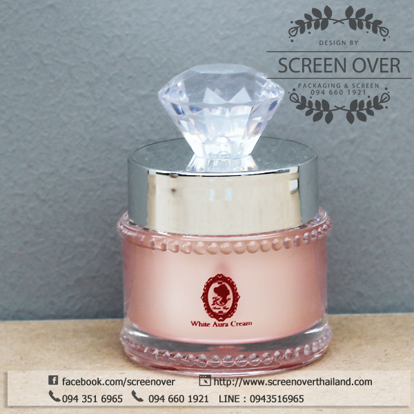 สกรีนกระปุกอะคริลิค 1 สี