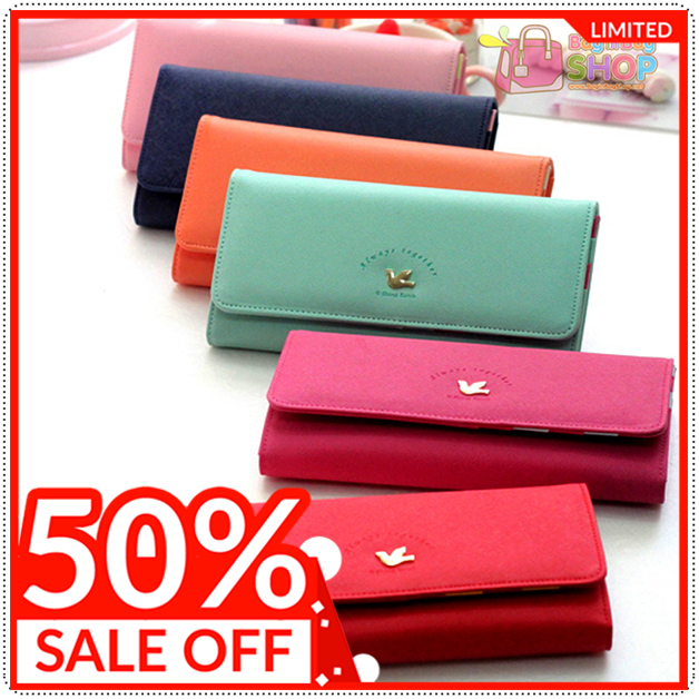 ลด 50% Two Stage Clear Wallet กระเป๋าสตางค์แบบยาว