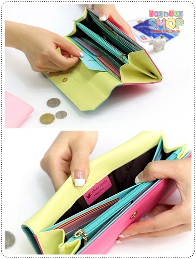 ลด 50% Triple Wallet กระเป๋าสตางค์ทรงยาว 3 สีสวย