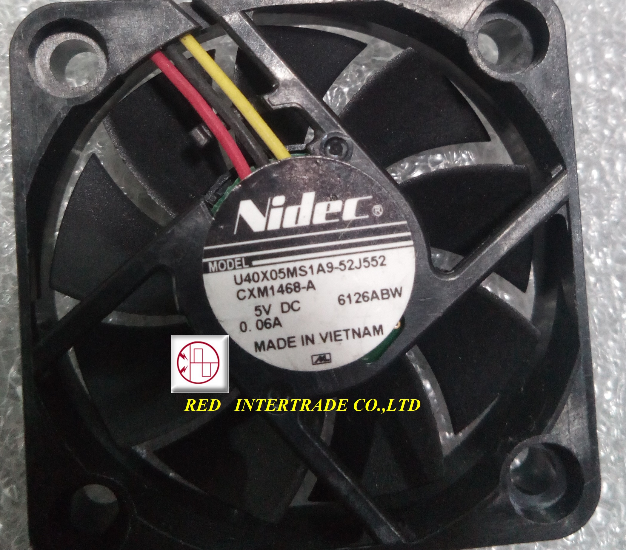 ขายพัดลมระบายความร้อน Nidec 5 Vdc 0.06A