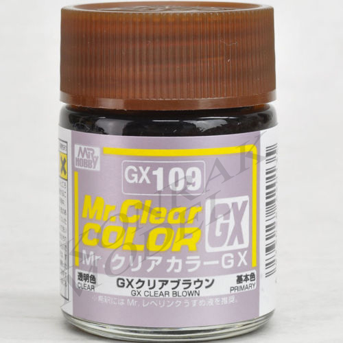 GX109 CLEAR BROWN 18ML