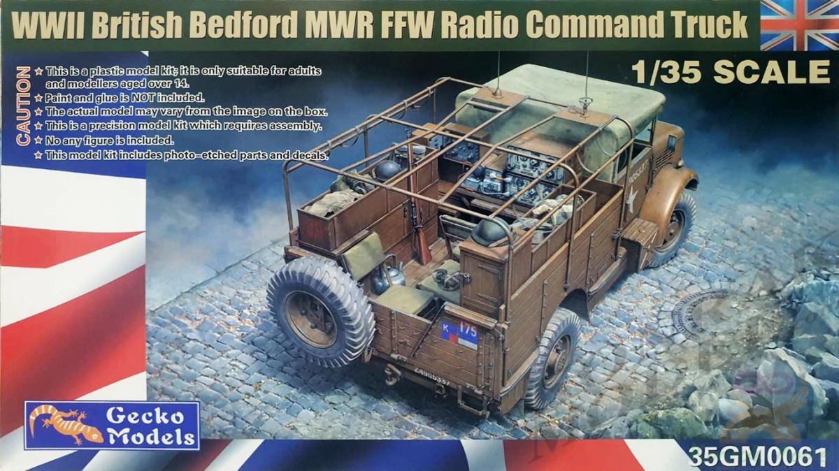 35GM0061 Bedford MWR FFW Radio Command Truck 1/35