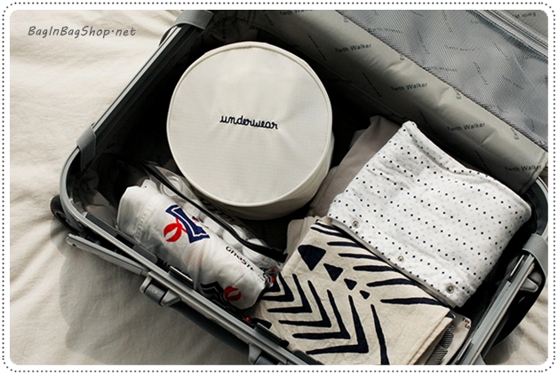 Round Travel Underwear and bra Pouch