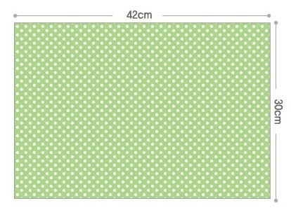 Felt : พิมพ์ลาย Dot มี 6 สี ขนาด 42x30 cm (พร้อมส่ง)