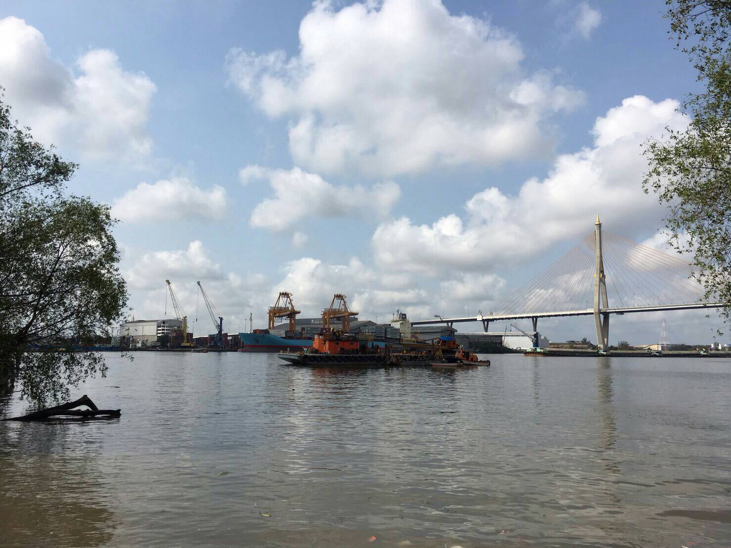 ที่ดินเปล่า7ไร่ติดเเม่น้ำเจ้าพระยา พระประแดงสมุทรปราการ