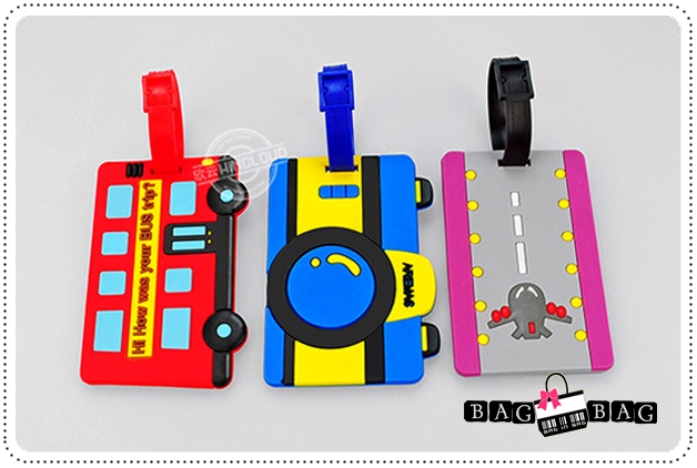 Silicone Luggage TAG ป้อยชื่อห้อยกระเป๋าเดินทาง