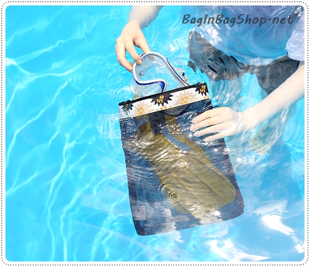 Coating Mesh Handy Pouch